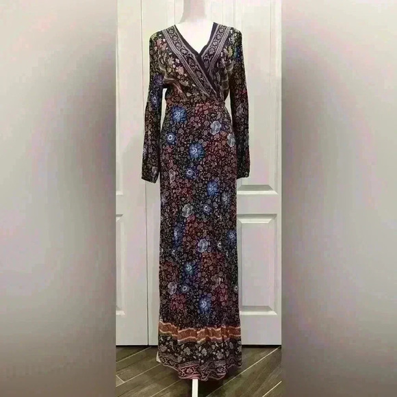 Adorable boho wrap dress size large - Picture 1 of 4